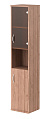 Шкаф узкий полуоткрытый комбинированный  правый 406х365х1975