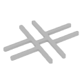 Комплект соединителей Х-образных (2 шт.), 132x107x5