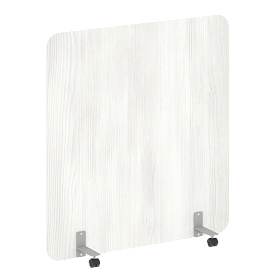 Перегородка на металлических опорах, на роликах, DP.R-140-150, 1400x18x1500