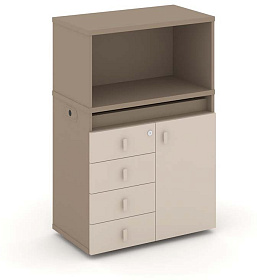 Набор №2. Тумба одиночная с надставкой низкой 750х410х1135 - ЭйБиСи-проджект Набор №2. Тумба одиночная с надставкой низкой 750х410х1135