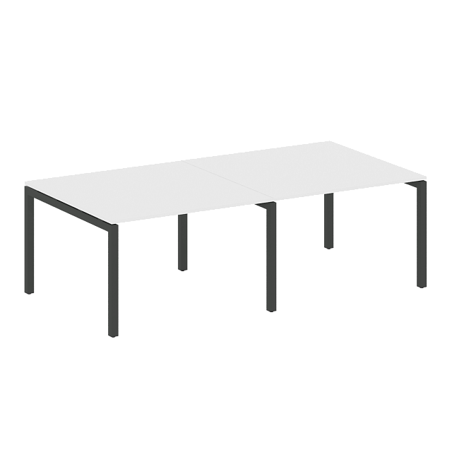 Переговорный стол (2 столешницы) на П-образном м/к