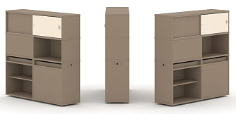 Набор №28. Тумба двойная с надставкой высокой 1500х410х1520