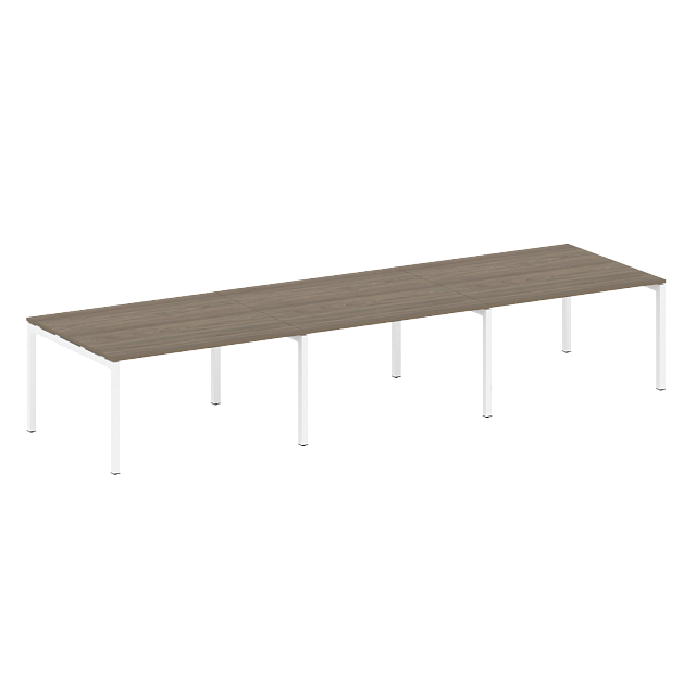 Переговорный стол (3 столешницы) на П-образном м/к