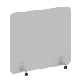 Перегородка на металлических опорах, на роликах, DP.R-140-120, 1400x18x1200