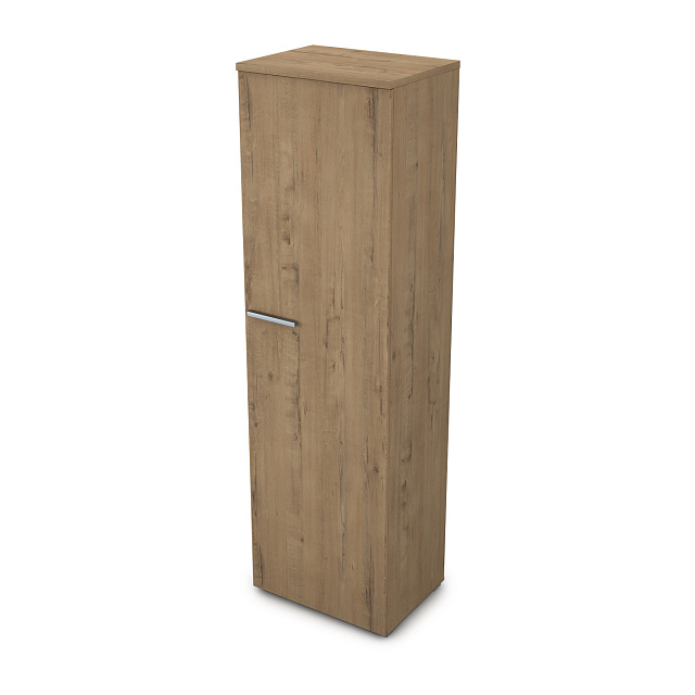 Шкаф для одежды с выдвижной штангой (задняя стенка ЛДСП) 600х450х2045h
