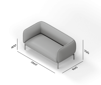 Офисный диван Альма