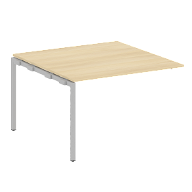 Проходной наборный элемент переговорного стола на П-образном м/к (проходная опора Б.ОСП-123, столешница, два комплекта траверс) 1200*1235*750