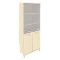 Шкаф высокий широкий со стеклом 801x432x2060