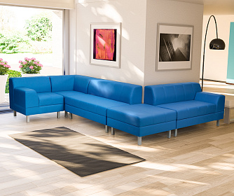 Офисный диван ФЛАГМАН - ЭйБиСи-проджект Офисный диван ФЛАГМАН