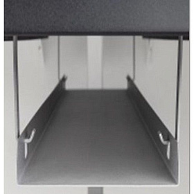 Кабель-канал узкий 80мм с держателем для стола 1400