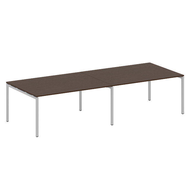 Переговорный стол (2 столешницы) на П-образном м/к