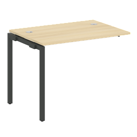 Проходной наборный элемент рабочей станции на П-образном м/к (проходная опора Б.ОСП-72, столешница, комплект траверс) 1000*720*750