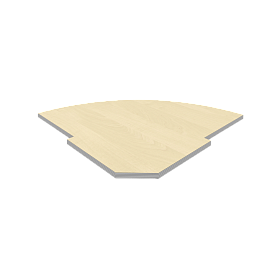 Полка для угловой стойки 815х815х22