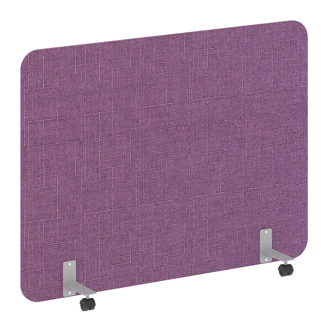 Перегородка на металлических опорах, на роликах,	AP.R-160-120, 1600x18x1200