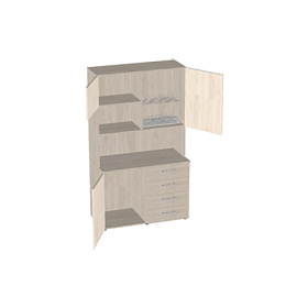 Комплект мини-кухня №4 1200х600/420х2178(2175)