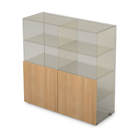 Система хранения Quadro, комлект фасадов ЛДСП, 596х16х596/х2 - ЭйБиСи-проджект Система хранения Quadro, комлект фасадов ЛДСП, 596х16х596/х2