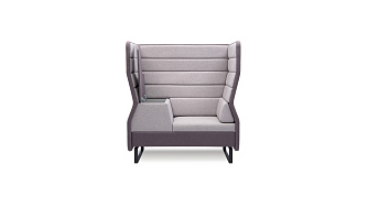 Кресло с высокой спинкой со столиком ТУЛИП 1210х785х1375 - ЭйБиСи-проджект Кресло с высокой спинкой со столиком ТУЛИП 1210х785х1375