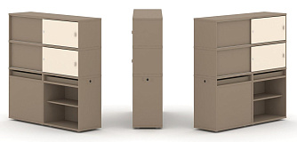 Набор №22. Тумба двойная с надставкой высокой 1500х410х1520