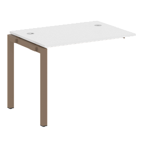 Проходной наборный элемент рабочей станции на П-образном м/к (проходная опора Б.ОСП-72, столешница, комплект траверс) 1000*720*750