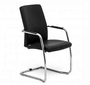 Стул для посетителей WELL_SEAT полозья 440/550x410/540xh930 - ЭйБиСи-проджект Стул для посетителей WELL_SEAT полозья 440/550x410/540xh930