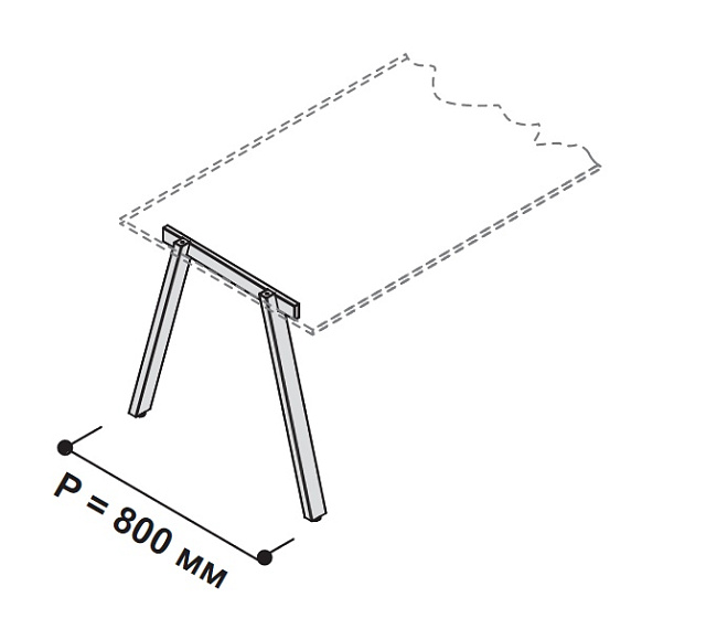 А-образная опора для стола 710
