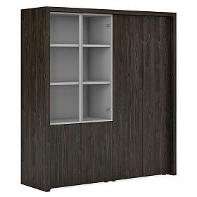 Композиция шкаф комбинированный и гардероб с декоративной обвязкой 1900х628х2067