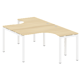 Рабочая станция криволинейная на П-образном м/к 1400*2435*750