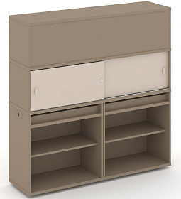 Набор №3. Тумба двойная с надставкой высокой 1500х410х1520