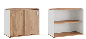 Тумба с раздвижными фасадами 900x450x750