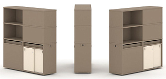 Набор №21. Тумба двойная с надставкой высокой 1500х410х1520