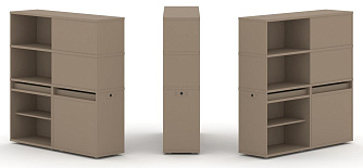 Набор №17. Тумба двойная с надставкой высокой 1500х410х1520