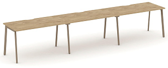 Рабочая станция на 3 места  4140х730х750