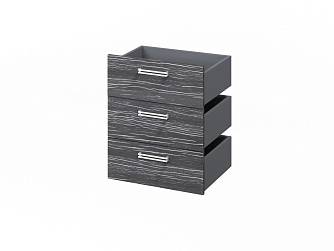 Комплект из 3 ящиков 560х418х670