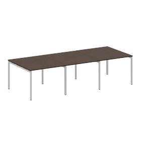 Переговорный стол (3 столешницы) на П-образном м/к 3000*1235*750