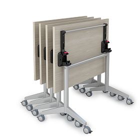 Прямолинейный стол трансформер с ручкой 1600х600х750