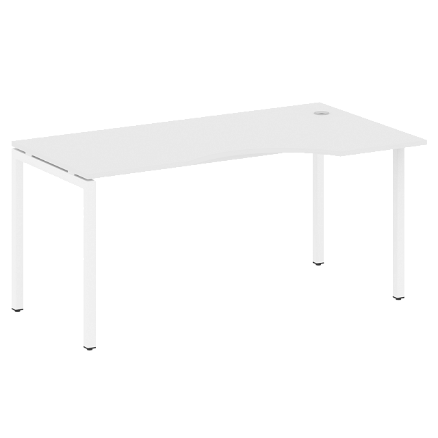Стол криволинейный правый на П-образном м/к