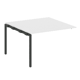 Проходной наборный элемент переговорного стола на П-образном м/к (проходная опора Б.ОСП-123, столешница, два комплекта траверс) 1200*1235*750