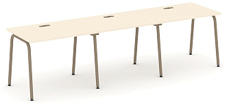 Рабочая станция на 3 места  2940х730х750 - ЭйБиСи-проджект Рабочая станция на 3 места  2940х730х750