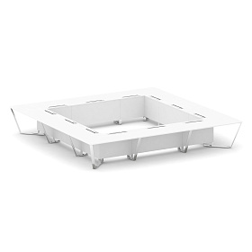 Стол переговорный квадратный MF-PR.B.SP-24K 4800*4800*750