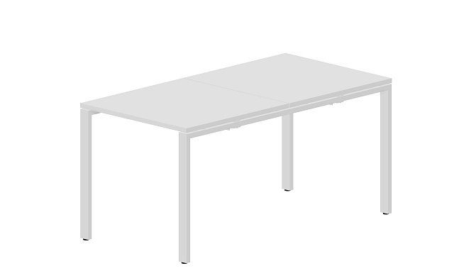 Отдельный составной стол bench на 2 рабочих места, ST2TS088, 800х1650х720