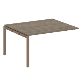 Проходной наборный элемент переговорного стола на П-образном м/к (проходная опора Б.ОСП-123, столешница, два комплекта траверс) 1400*1235*750