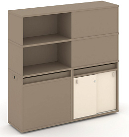 Набор №21. Тумба двойная с надставкой высокой 1500х410х1520