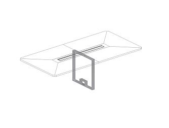 Центральная опора стола 70х700х720