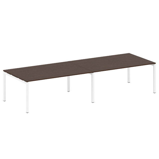 Переговорный стол (2 столешницы) на П-образном м/к