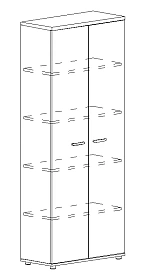 Шкаф для документов закрытый 780x364x1930