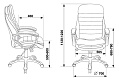 Кресло руководителя Бюрократ T-9950LT