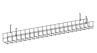 Кабель-канал сетчатый узкий 805*131*154