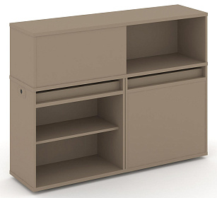 Набор №11. Тумба двойная с надставкой низкой 1500х410х1135 - ЭйБиСи-проджект Набор №11. Тумба двойная с надставкой низкой 1500х410х1135