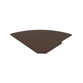 Полка для угловой стойки (завершающий элемент) 815х815х22