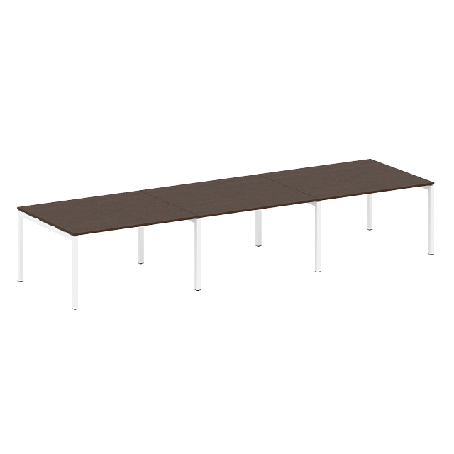 Переговорный стол (3 столешницы) на П-образном м/к